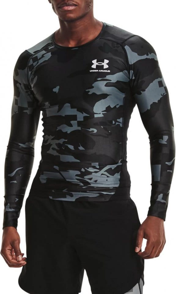Тениска Under Armour UA HG IsoChill Comp Print LS-BLK